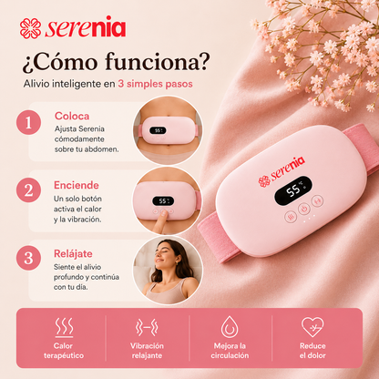 Cinturón Térmico Portátil para aliviar cólicos menstruales