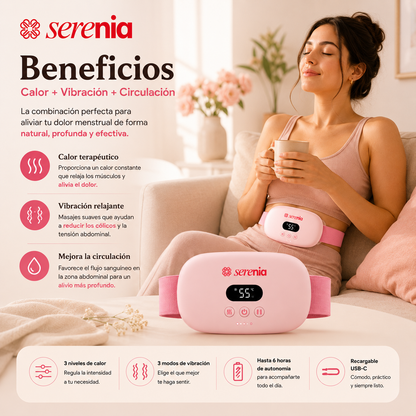 Cinturón Térmico Portátil para aliviar cólicos menstruales